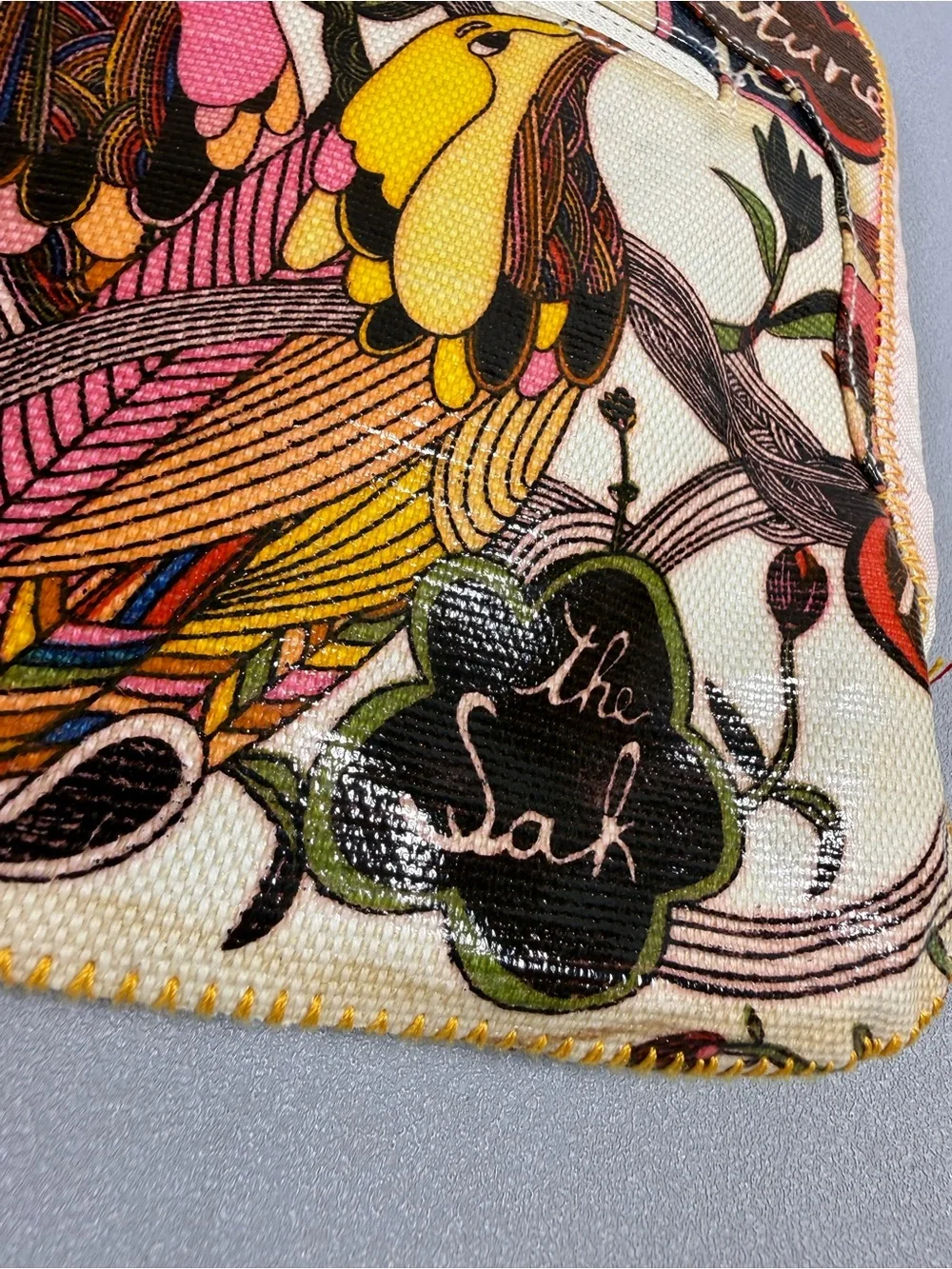 The Sak Sakroots Bird & Floral Coated Canvas Tablet Case